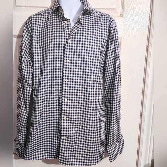 ETON GINGHAM DRESS SHIRT - Picture 2 of 11